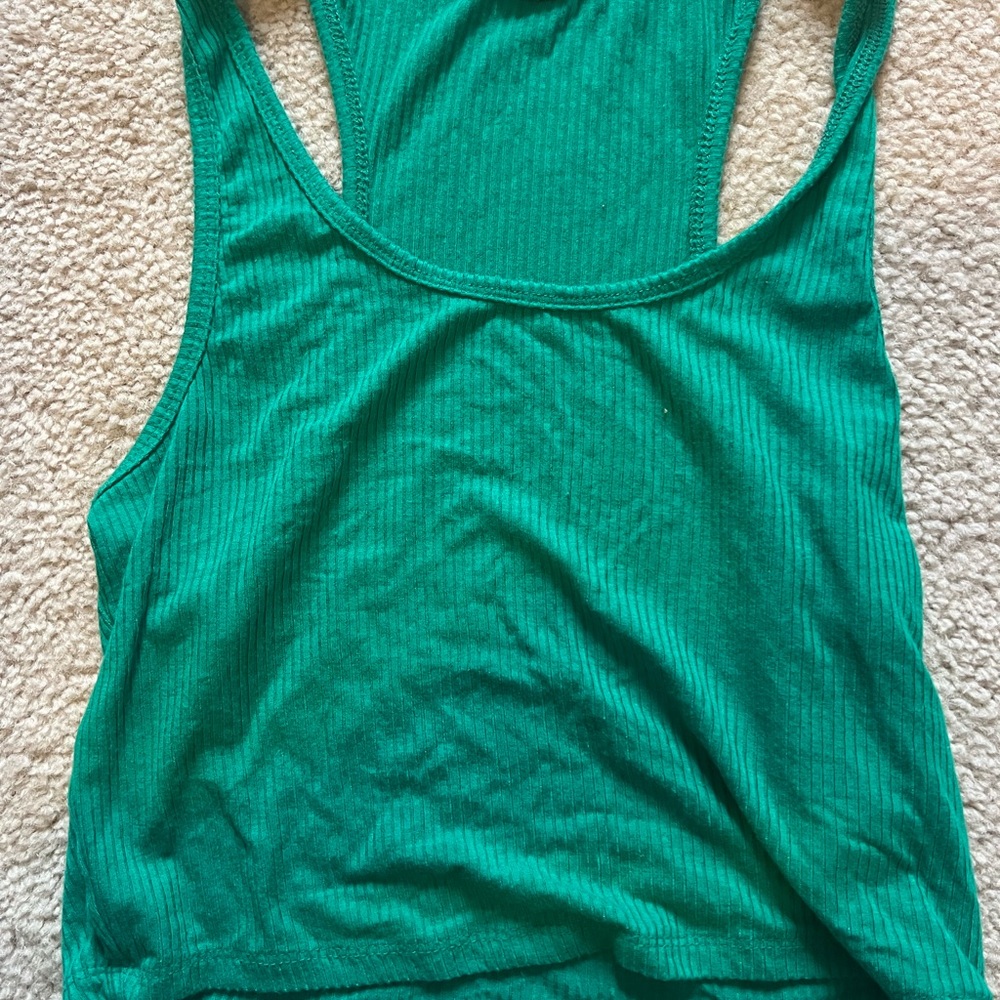 Garage Vibrant Teal Tank Top